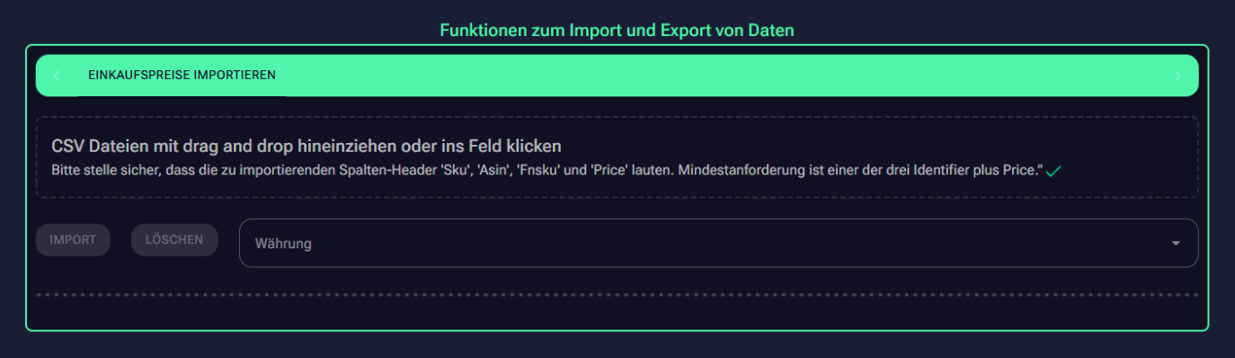 Import und Export